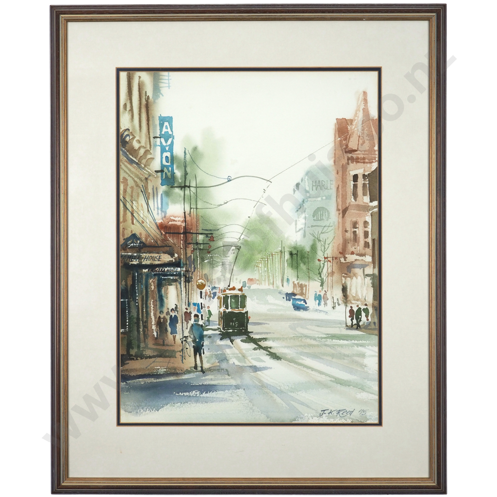 J.K. Reed. 1995. 'Christchurch Trams. Image 1++