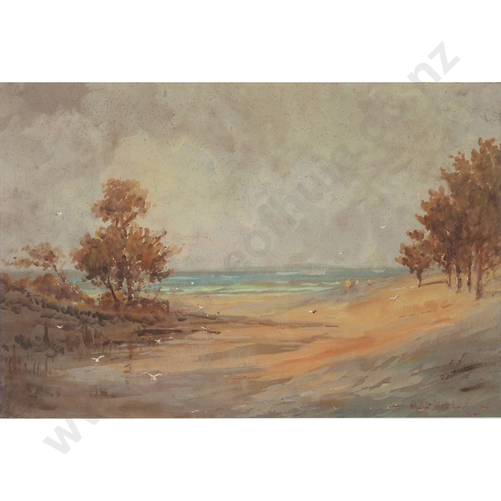 Blythe Fletcher. Autumn by the Sea Landscape. Image 1++