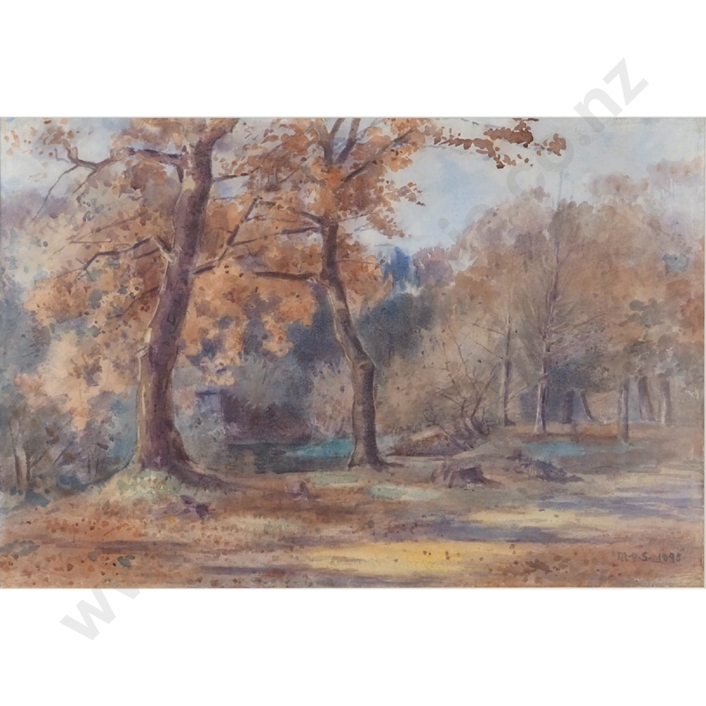 Margaret Stoddart. 1895. The Avon and a Scarf of Autumn Mist. Image 1++