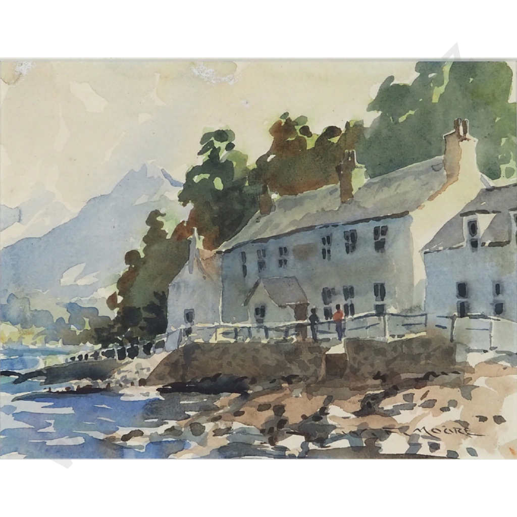 William Francis Moore.  Ardgour Pub, Loch Linnie. Western Highlands, Scotland. Image 1++