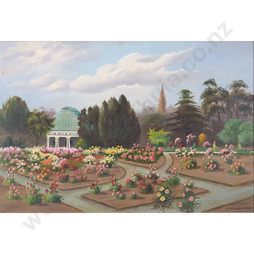Jesse Hollobon. The Rose Garden & Winter Garden, Christchurch. Image 1++