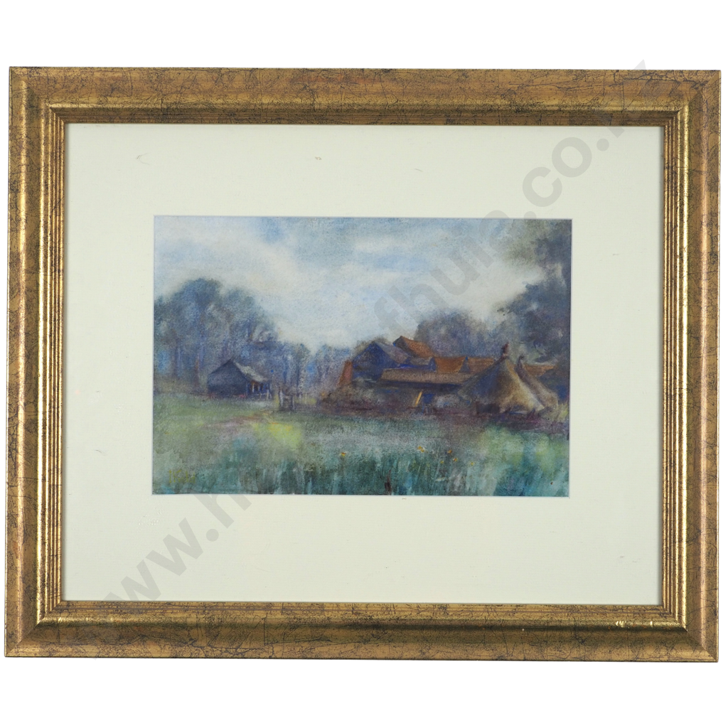 I.J. Field (nee Hodgkins) 'A Bush Farm". Image 1++