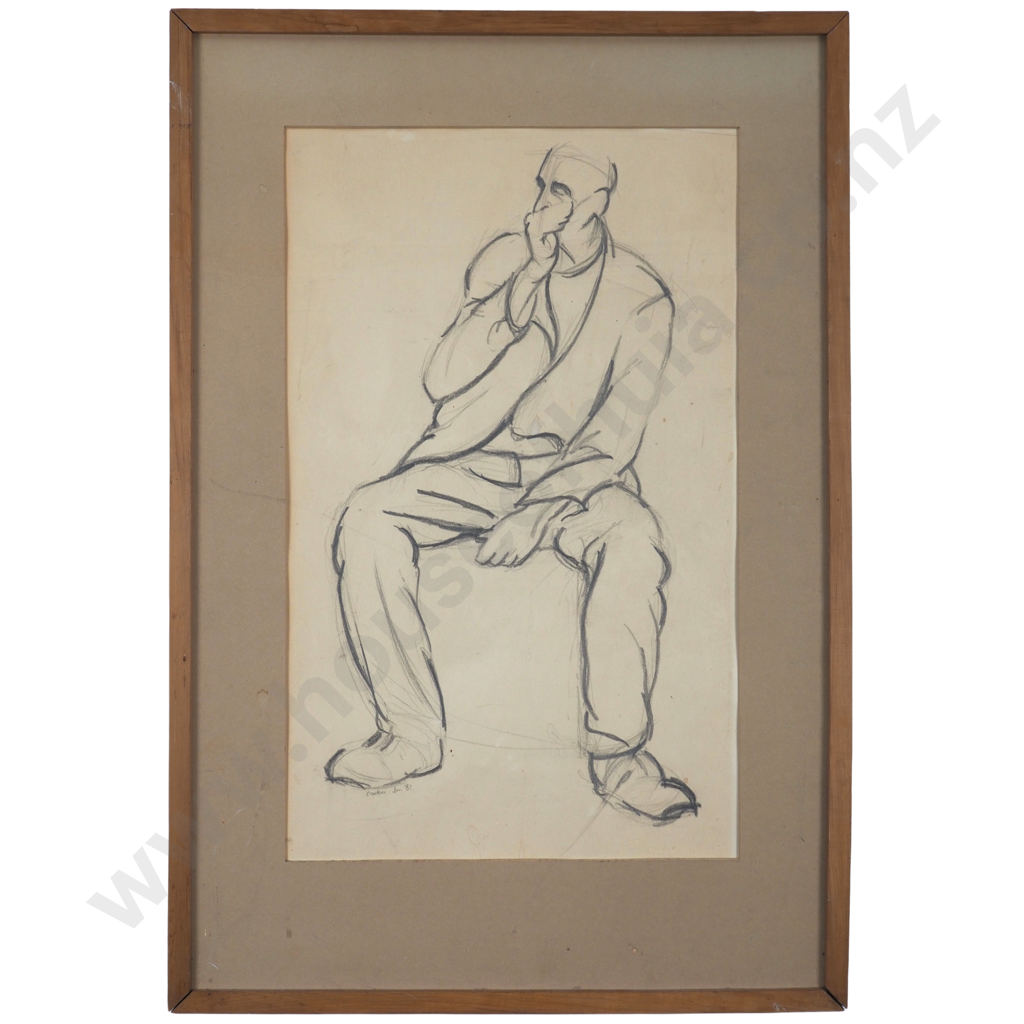 Crowther. 1987. Man Sitting. Image 1++