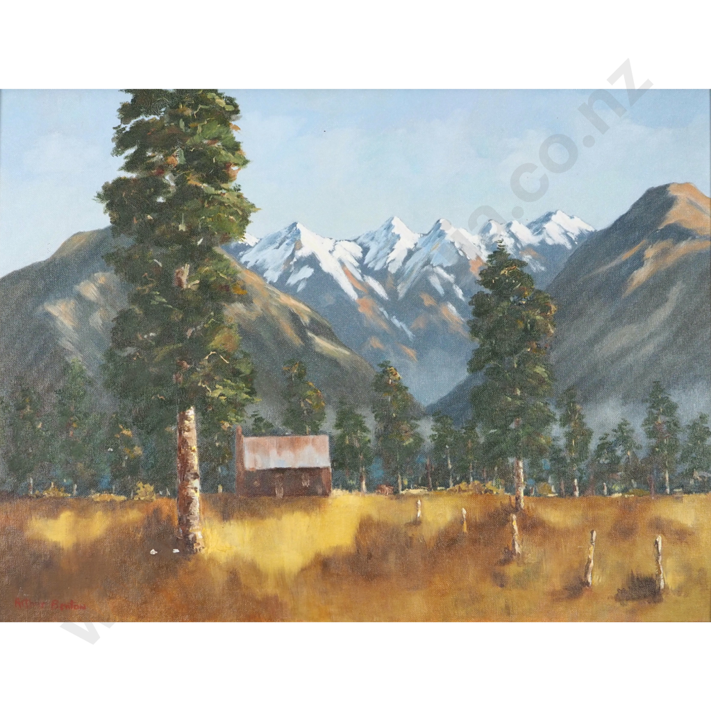 A Benton.1990 Minors' Hut, South Westland. Image 1++