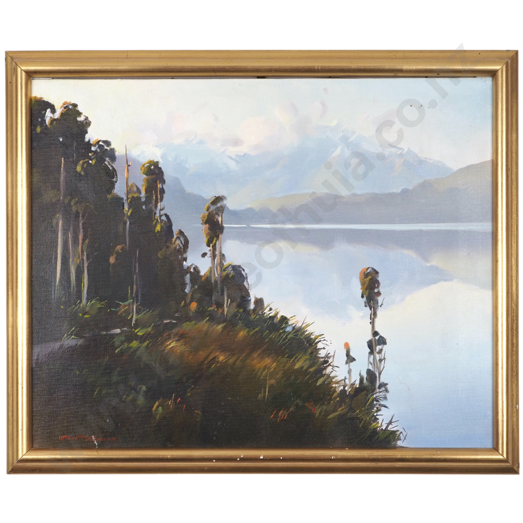 Brent Trollé. Still Morning, Lake Kaniere, Westland. Image 1++