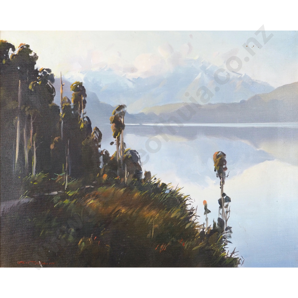 Brent Trollé. Still Morning, Lake Kaniere, Westland. Image 1++