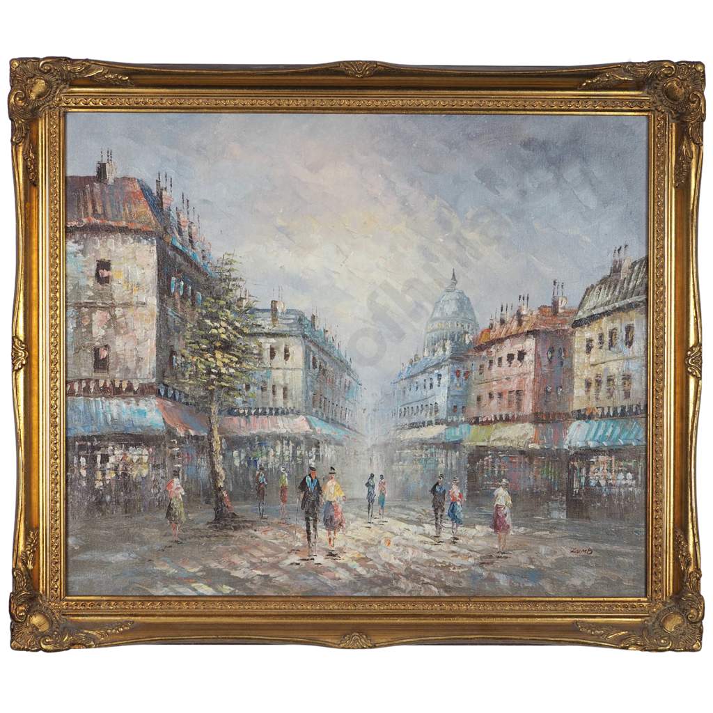 Lumb.  Parisian Landscape w Basilique du Sacré-Cœur de Montmartre  in the background. Image 1++