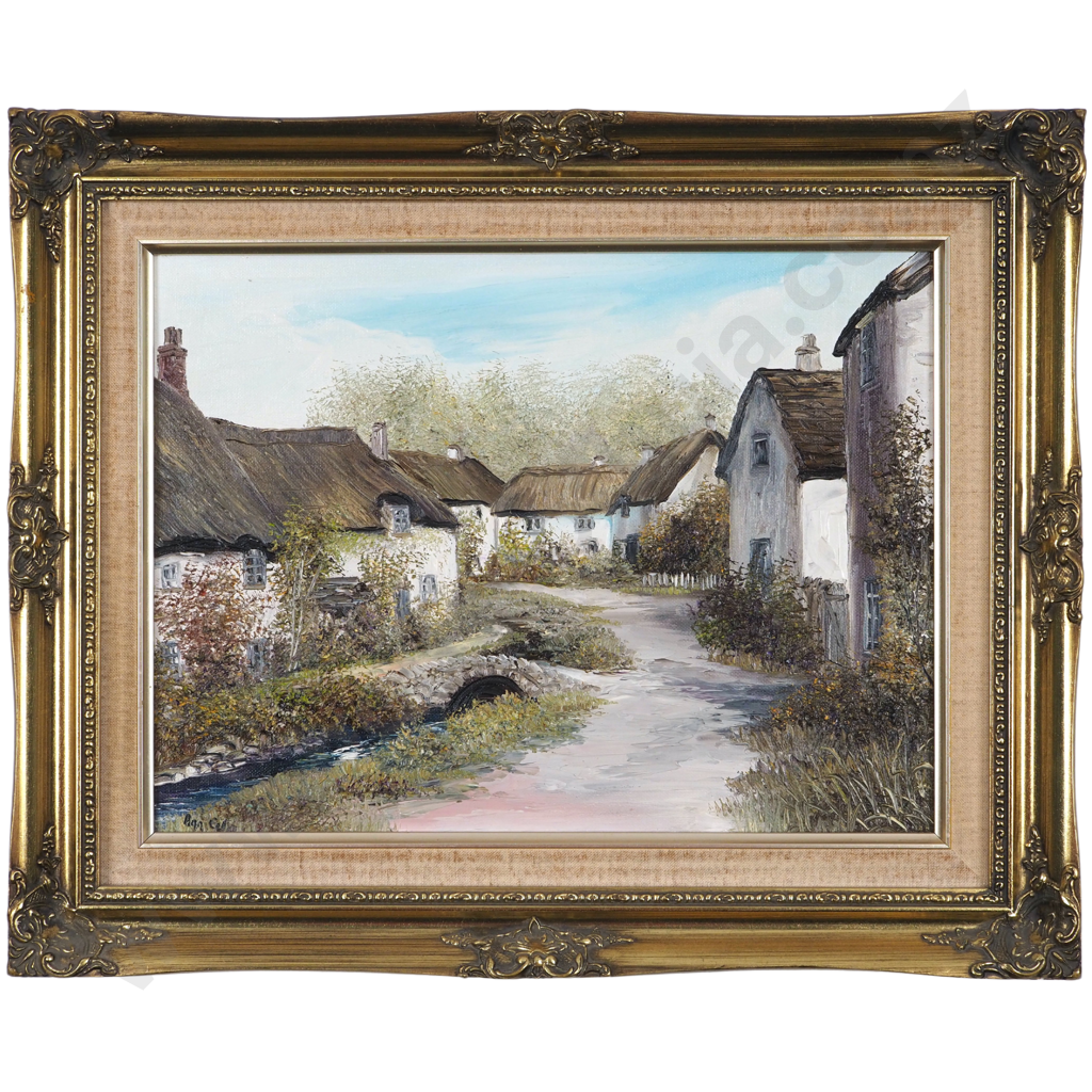 Anncelio.  English Thatched Cottage. Image 1++