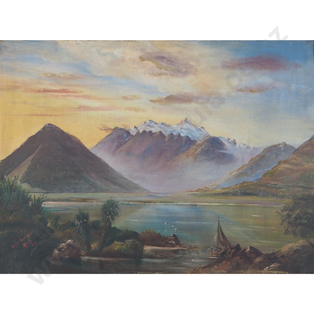 Mt Earnslaw. 1887. Image 1++