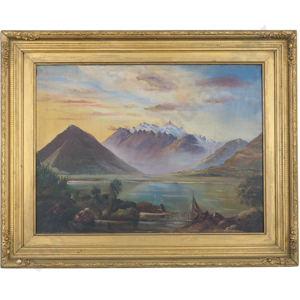 Mt Earnslaw. 1887. Image 1++