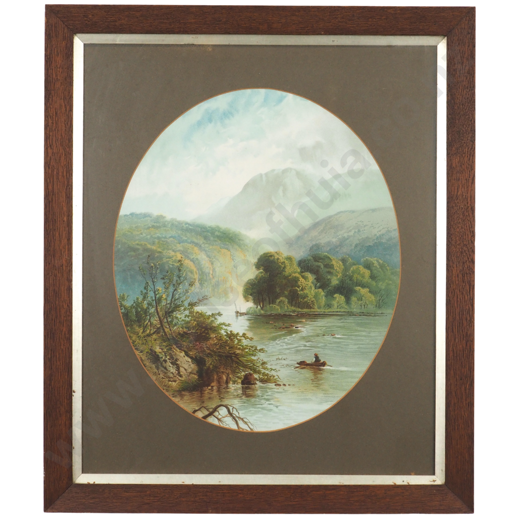 Colonial Artist. Mountain Landscape. Image 1++