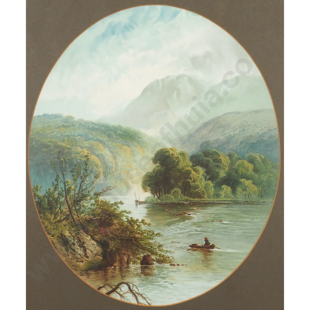 Colonial Artist. Mountain Landscape. Image 1++