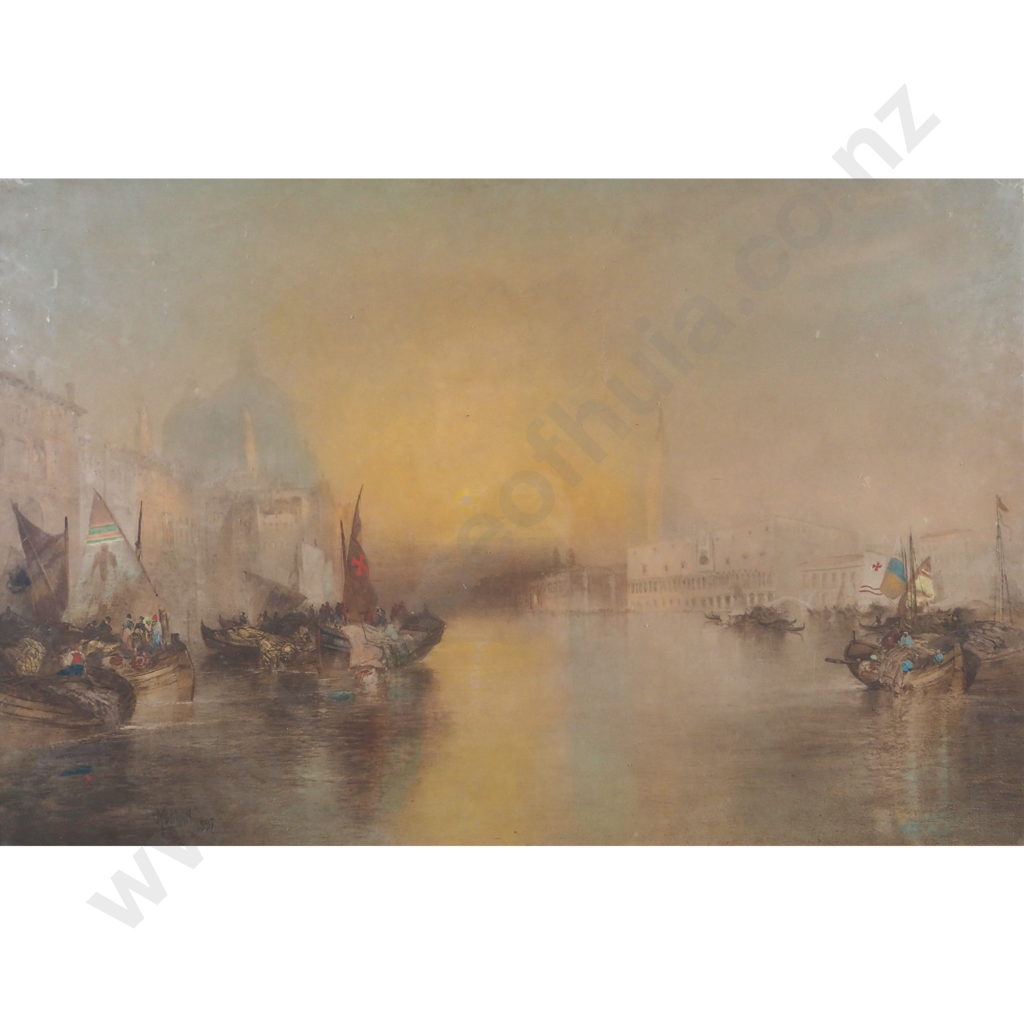 Morgan. 1897. Venetian Canal Scene. Image 1++