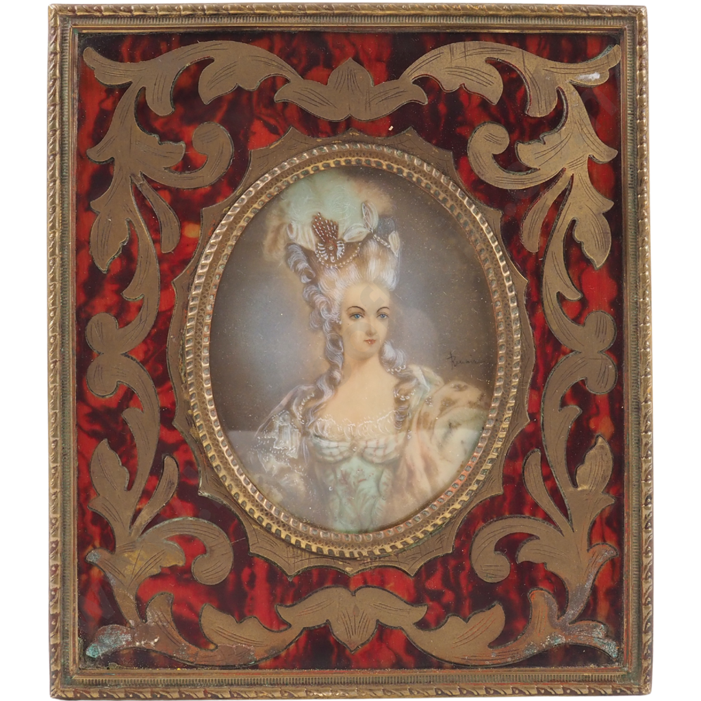 Signed. Noblewoman. Image 1++