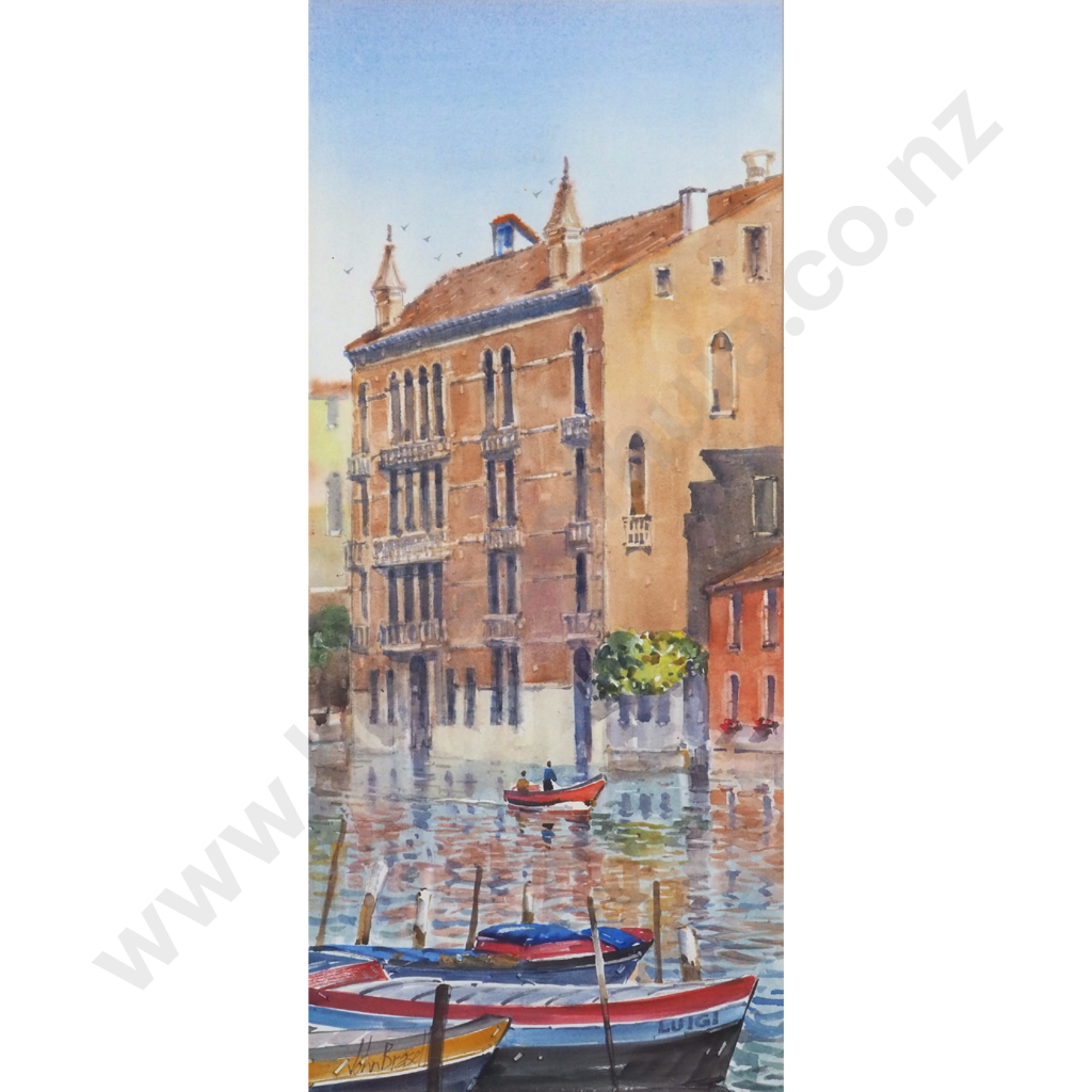 John Brassell. On the Grand Canal, Venice. Image 1++