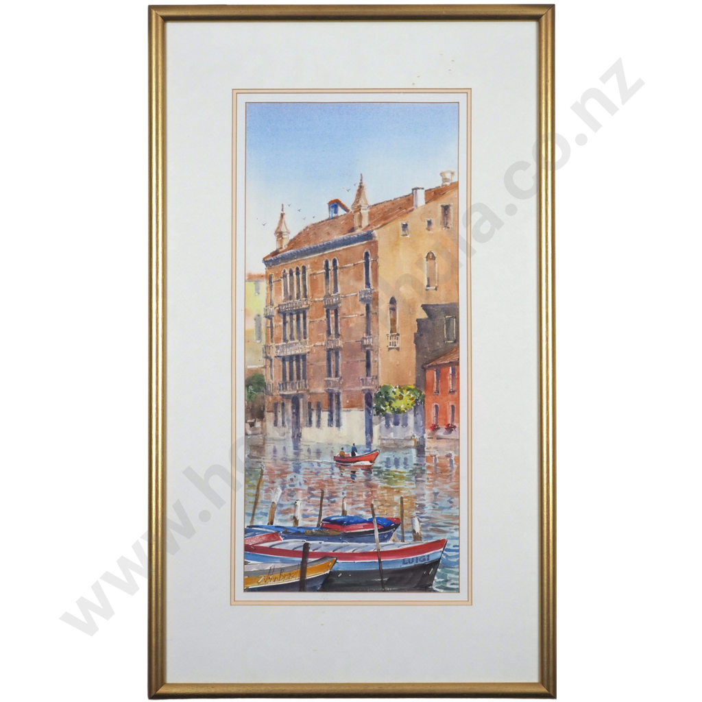 John Brassell. On the Grand Canal, Venice. Image 1++