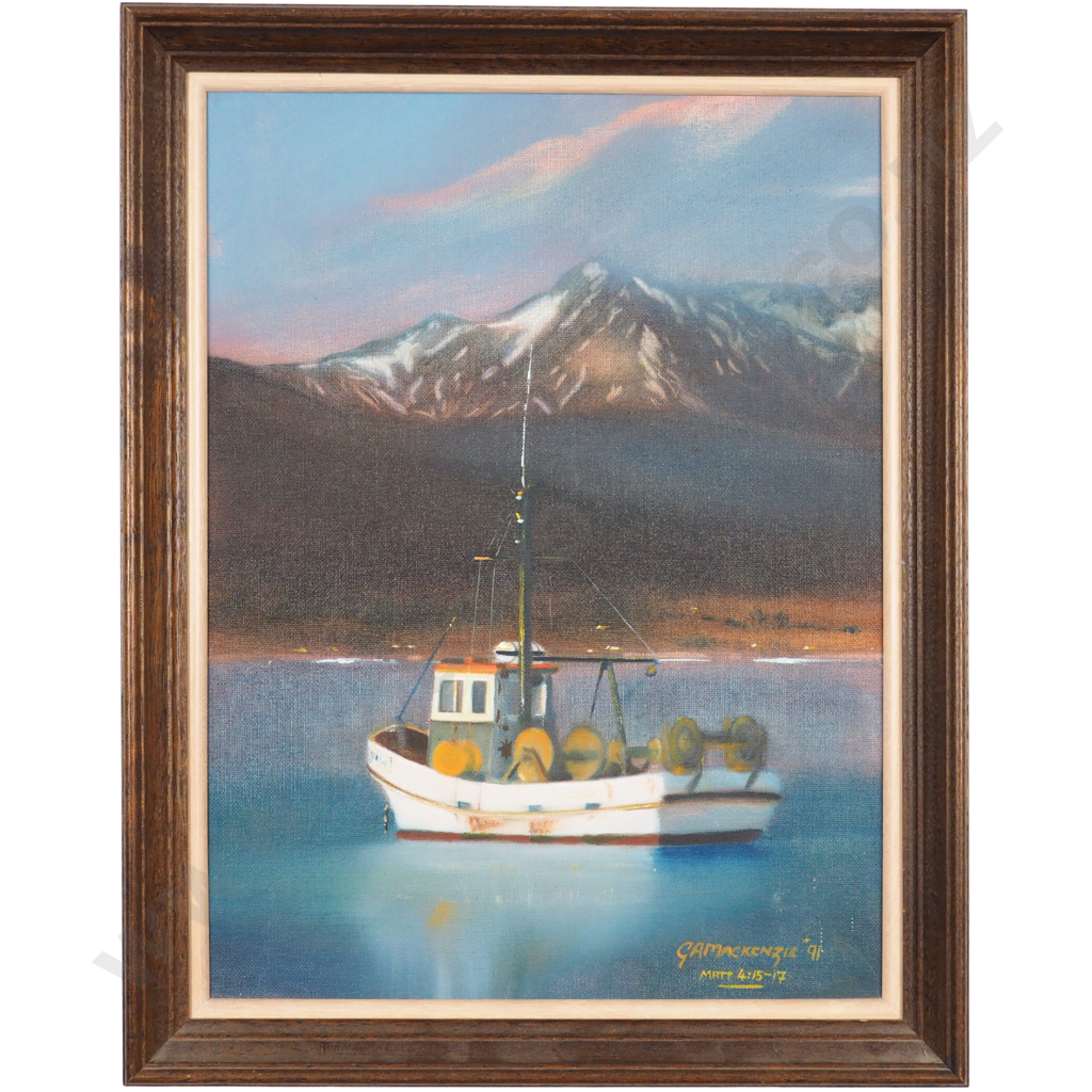 G. A. Mackenzie. 1991. Evening Kaikoura - F.V. Things Image 1++