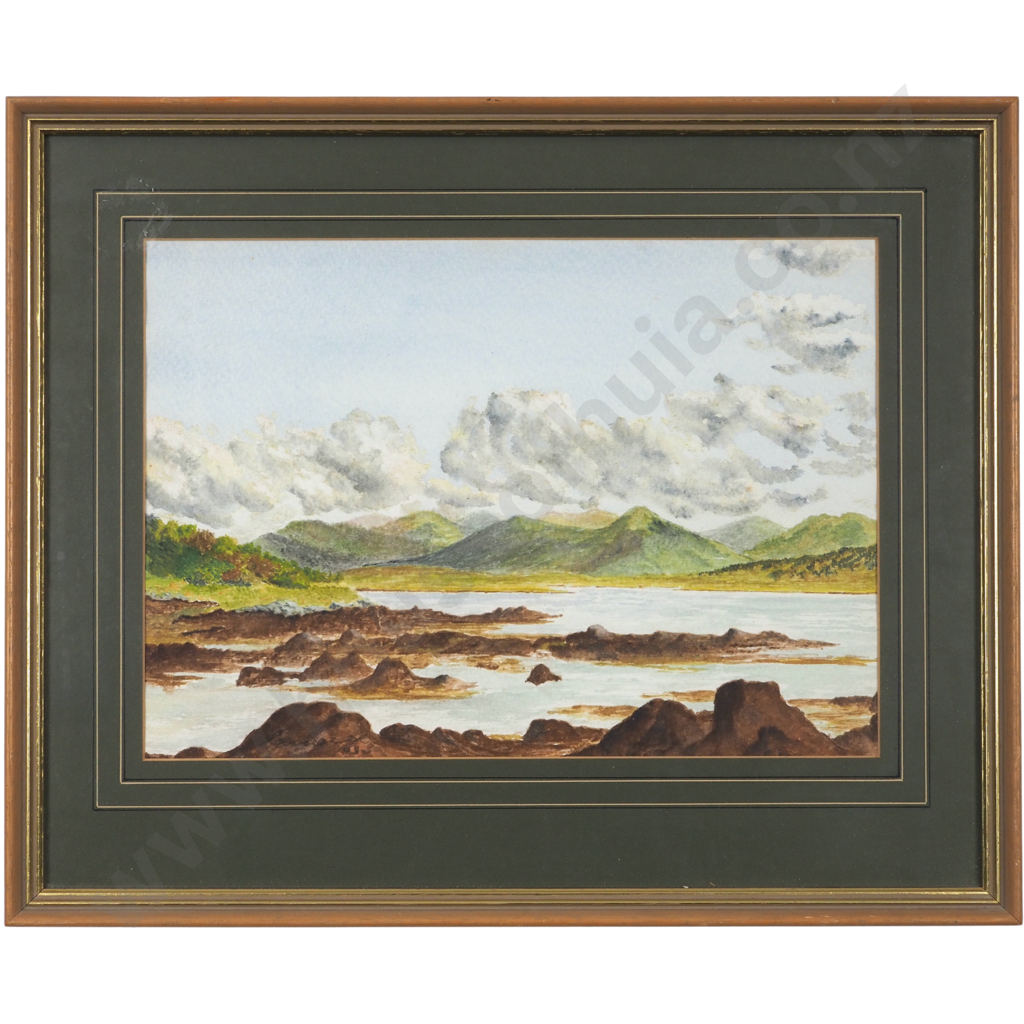 Mountenous Lake Scene. Image 1++