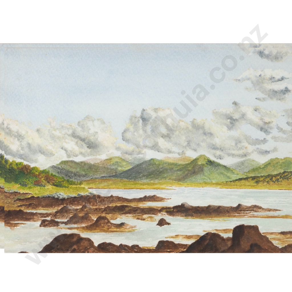 Mountenous Lake Scene. Image 1++