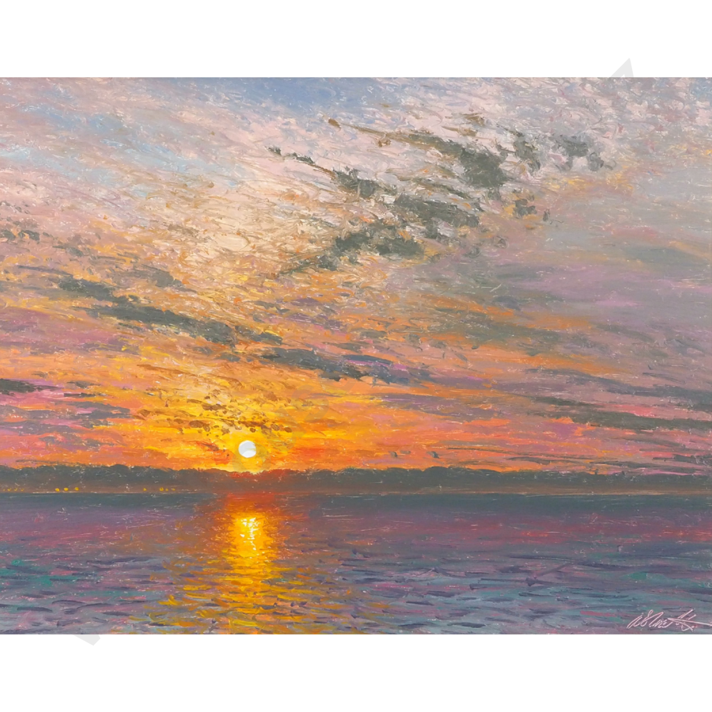 A.S. Nurette. 2005. Sunrise, Lyme Bay. Image 1++