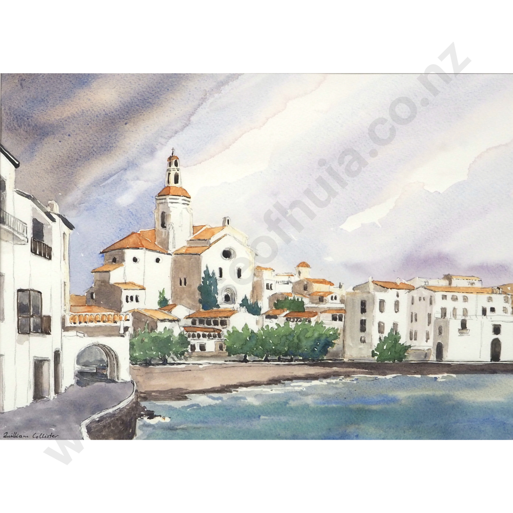 Quillam Collister.  Waterfront Cadaques, Spain. Image 1++