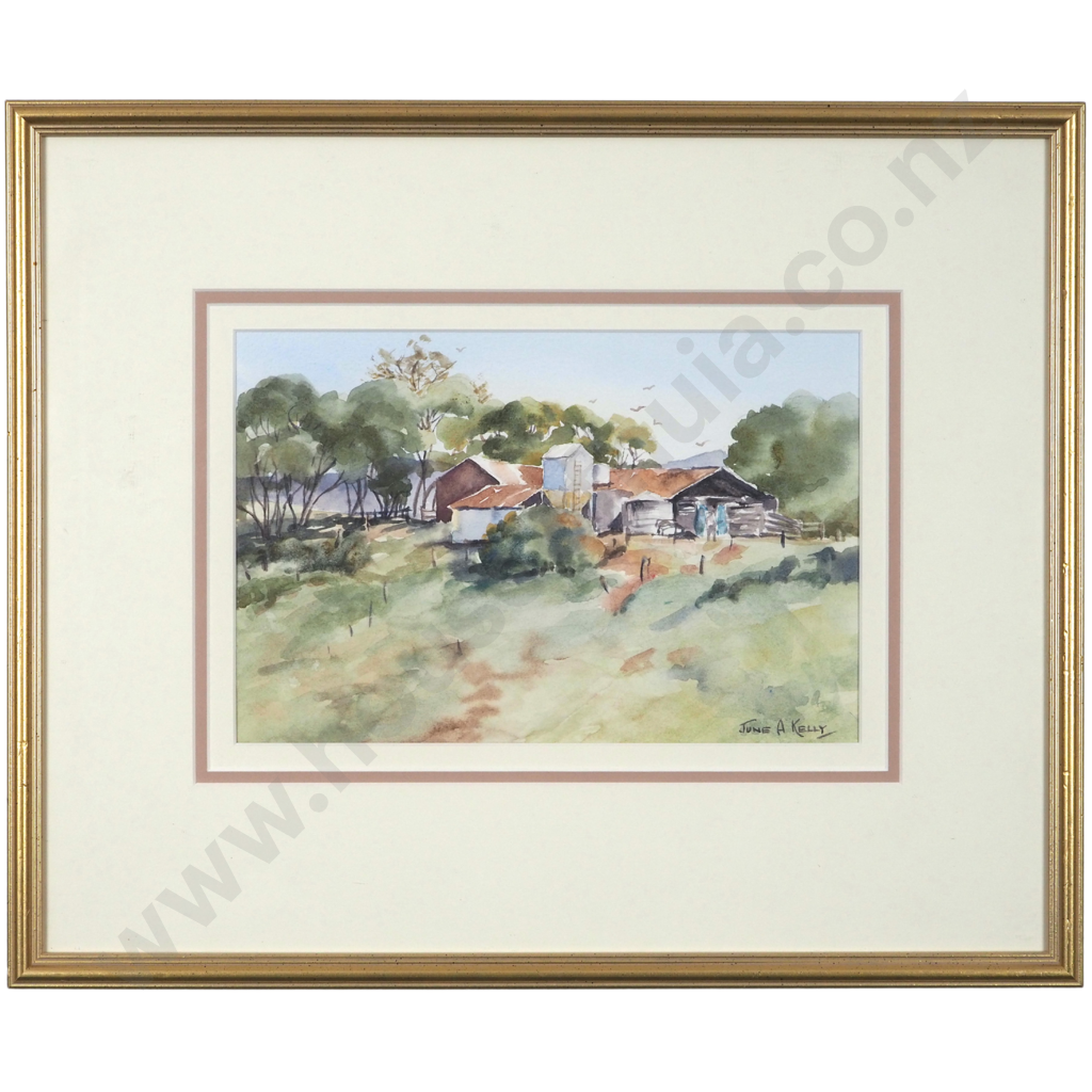 June A Kelly. Farm Sheds, Maleny, Queensland. Image 1++