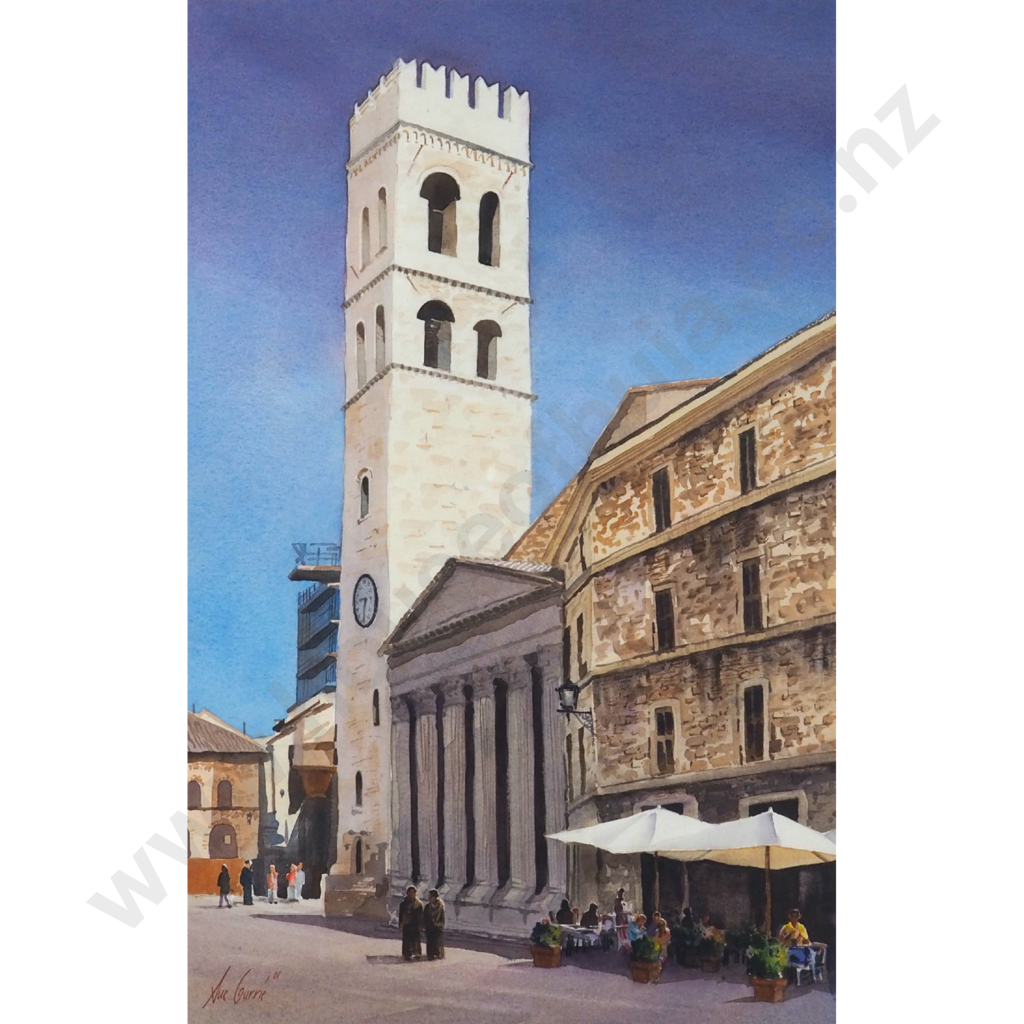 Sue Currie.  2001. The Basilica of Assisi. Image 1++