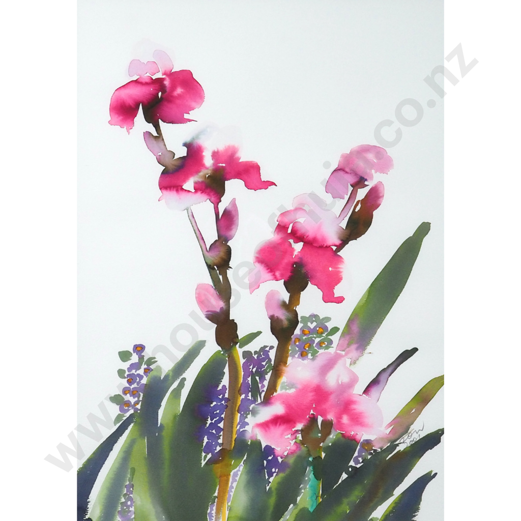 Kathie Watson. 2001. Irises. Image 1++