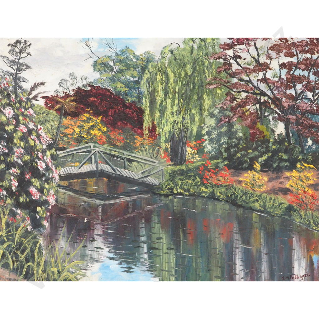 G. M. Pettigrew. University Grounds Ilam. Image 1++
