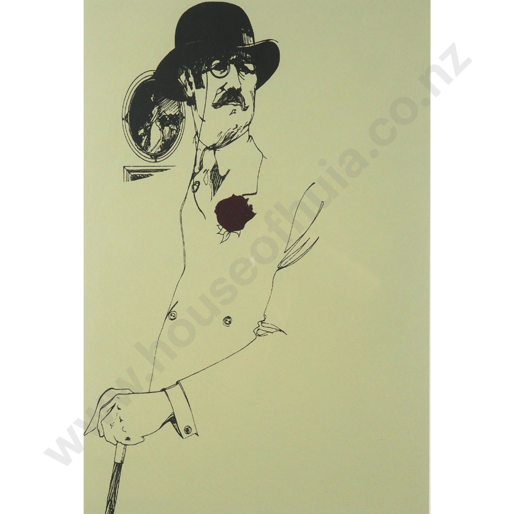 1983. Man in Bowler Hat w Rosette Image 1++