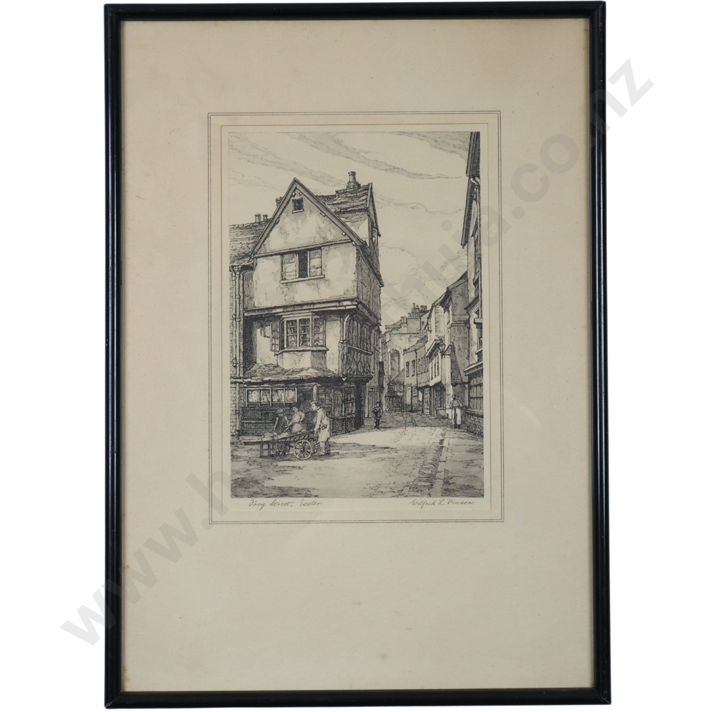Wilfrid L. Vincent. Frog Street, Exeter. Image 1++