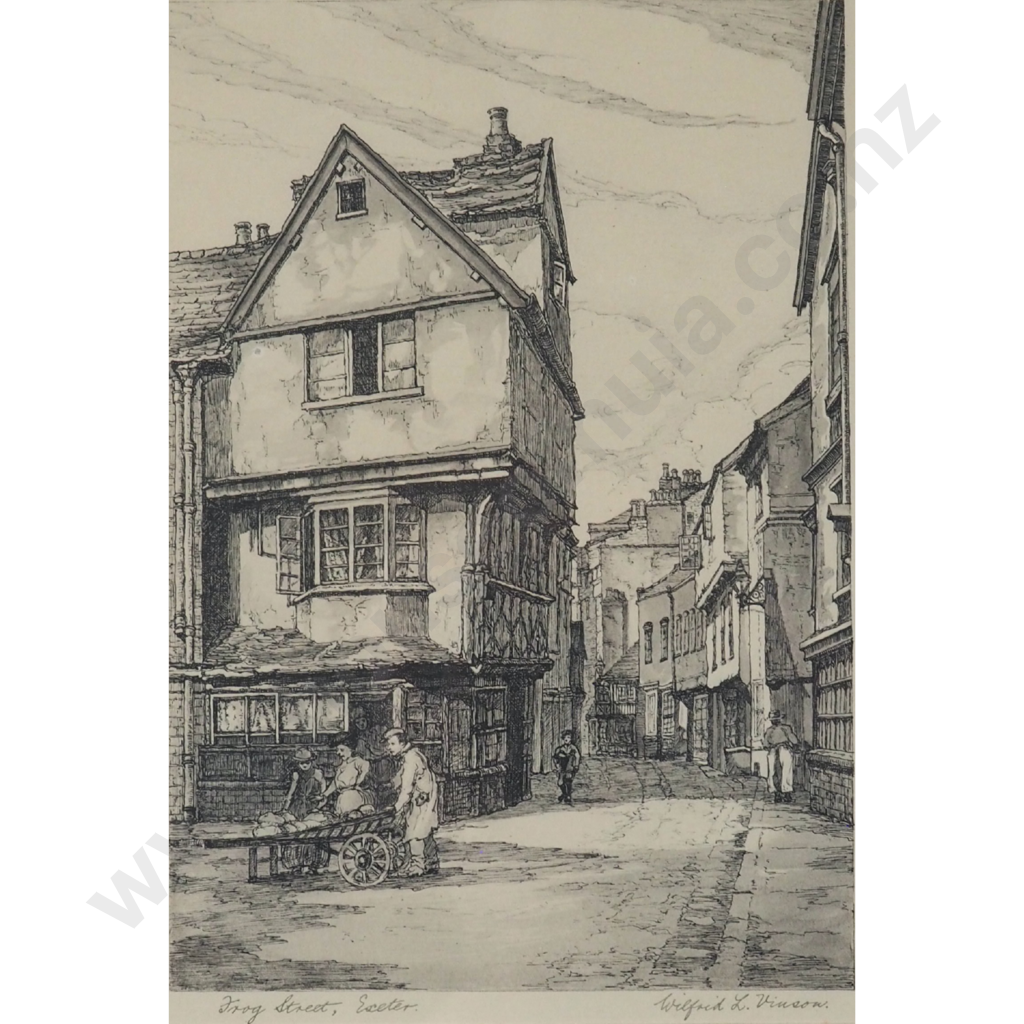 Wilfrid L. Vincent. Frog Street, Exeter. Image 1++