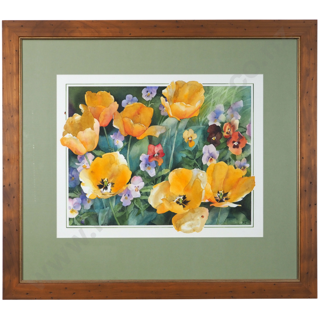 Nancy Tichbourne. Tulips and Pansies. Image 1++