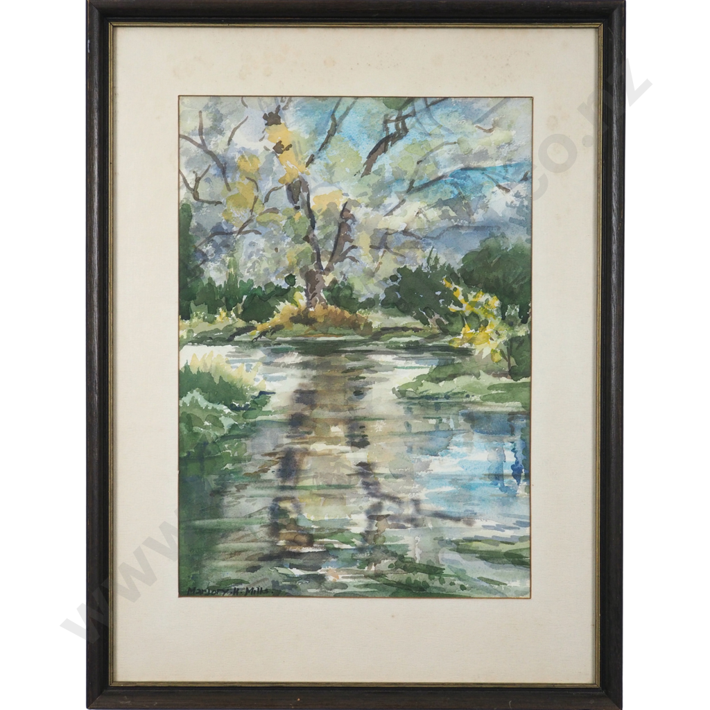 Marjorie Miles. Water reflections. Image 1++
