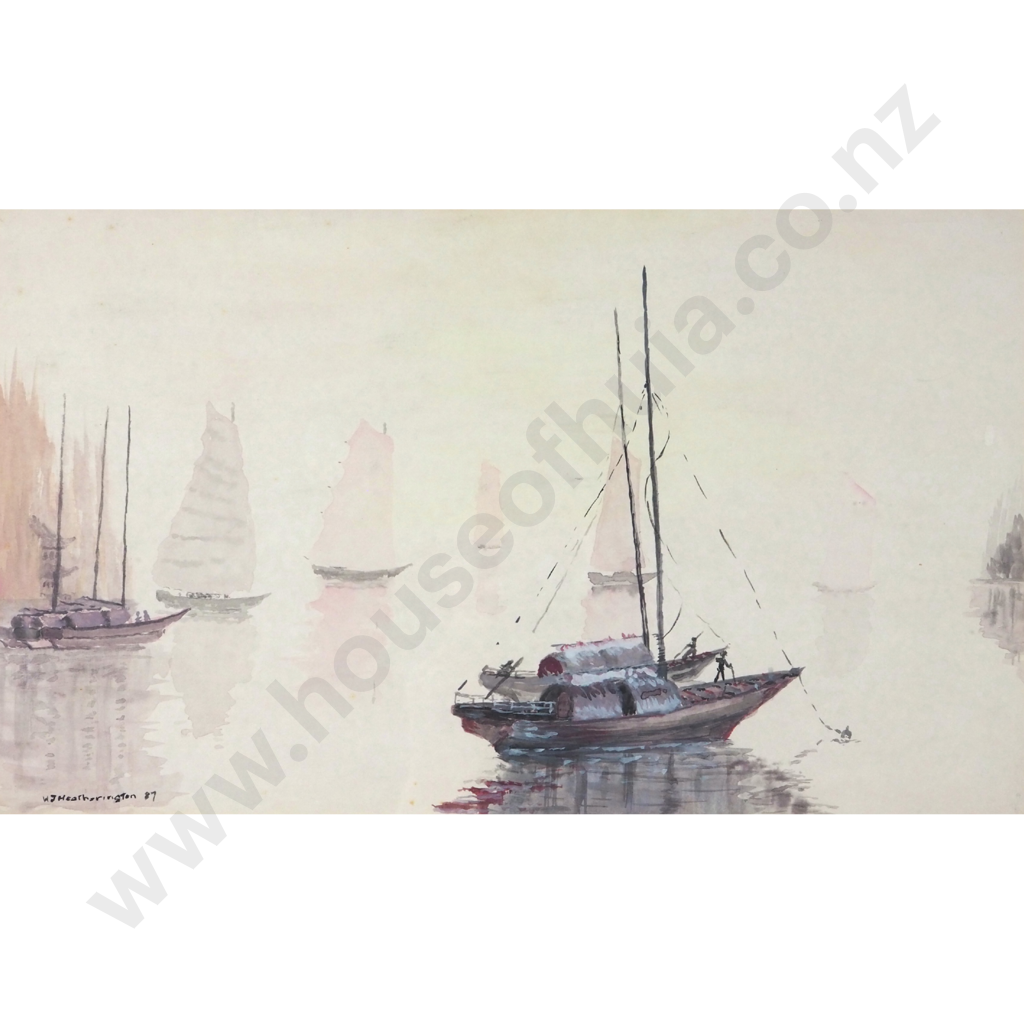 W.J. Heatherington. 1987. Oriental Fishing Boats. Image 1++