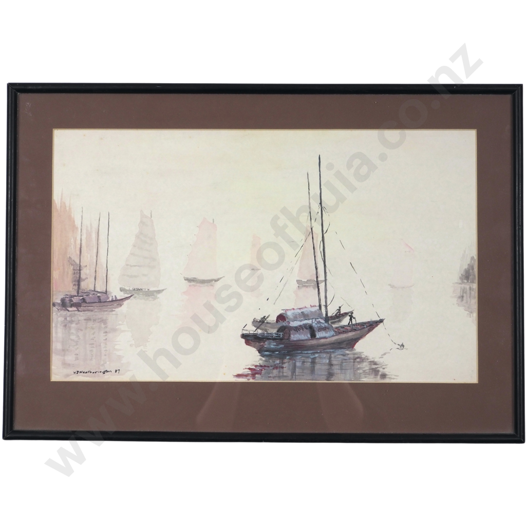W.J. Heatherington. 1987. Oriental Fishing Boats. Image 1++