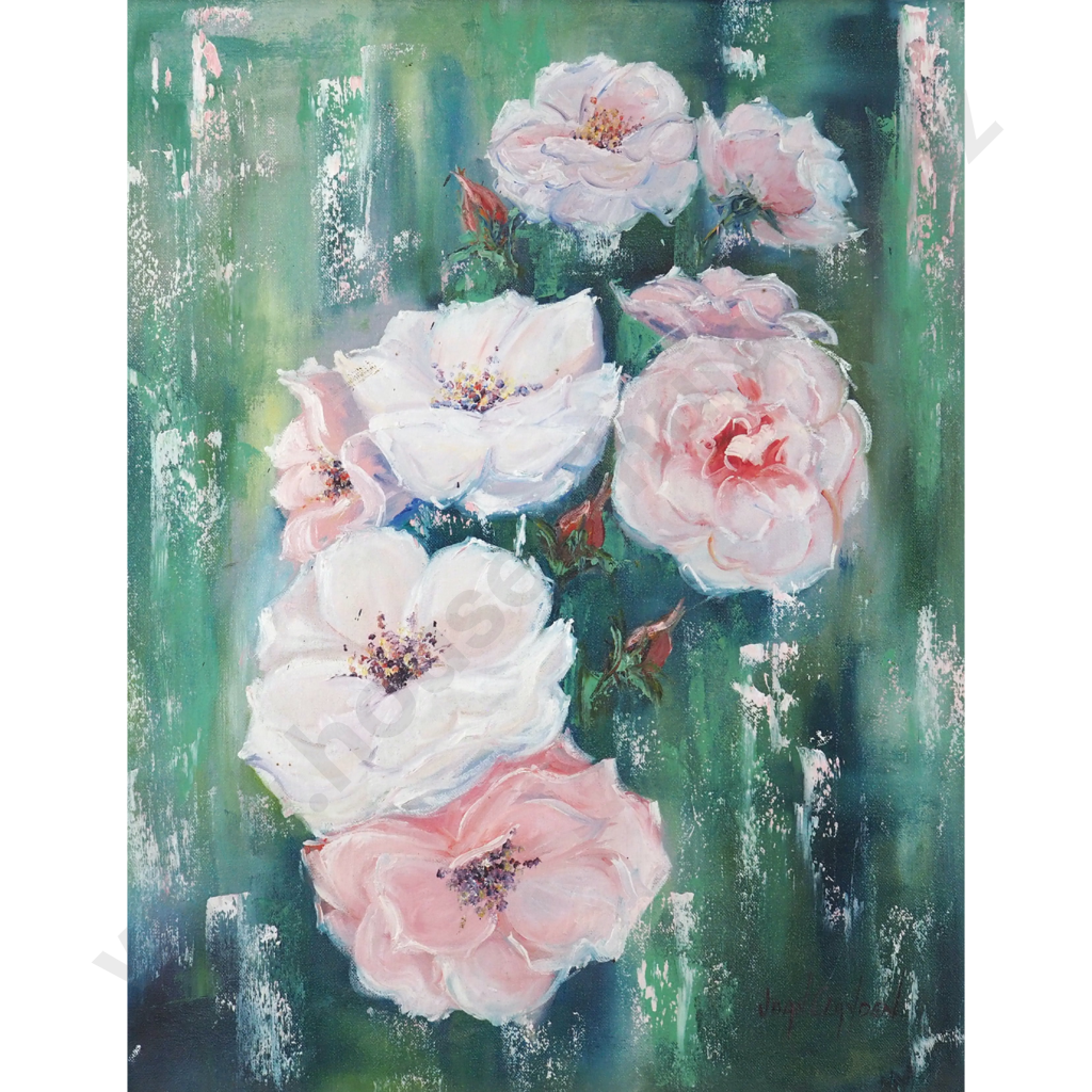 Joan Clayden.  Still life Flowers Image 1++