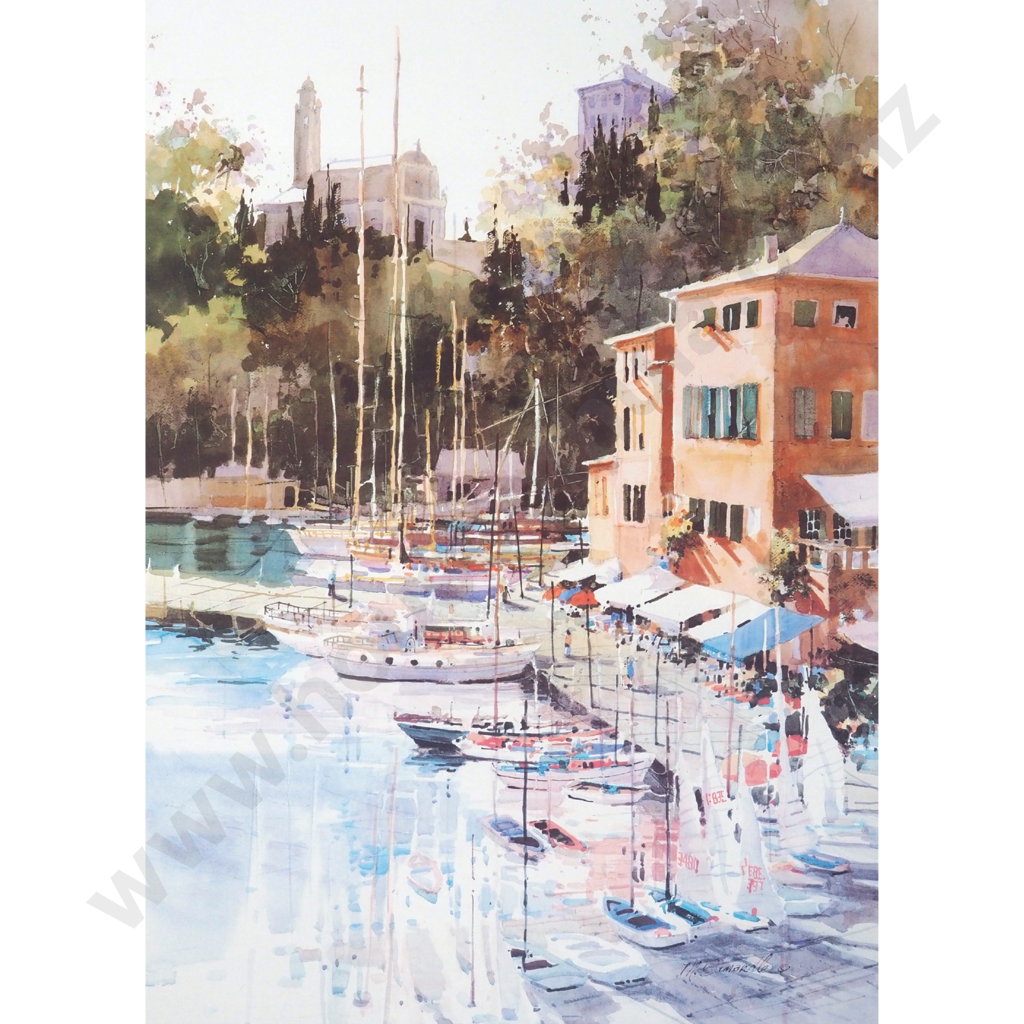 T.M. Simandle.  Mediterranean Harbour. Image 1++