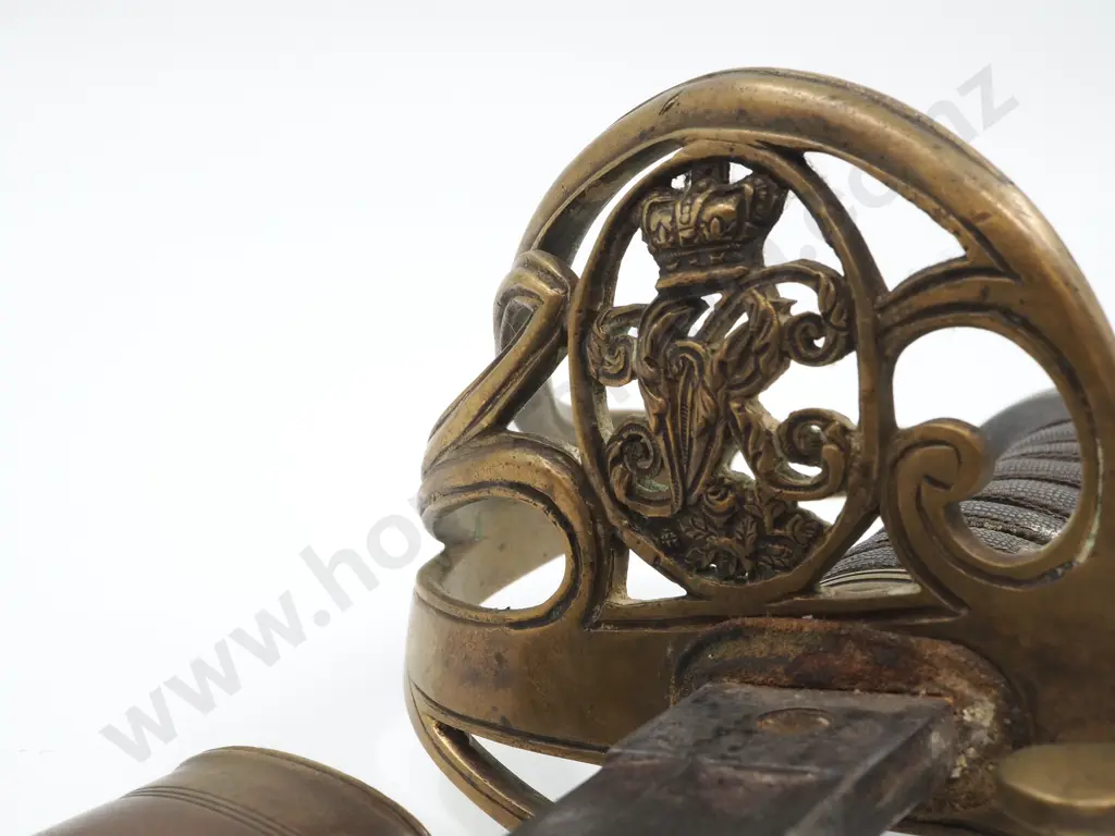 British Victorian Naval Sword: Scabbard A/F Image 1++
