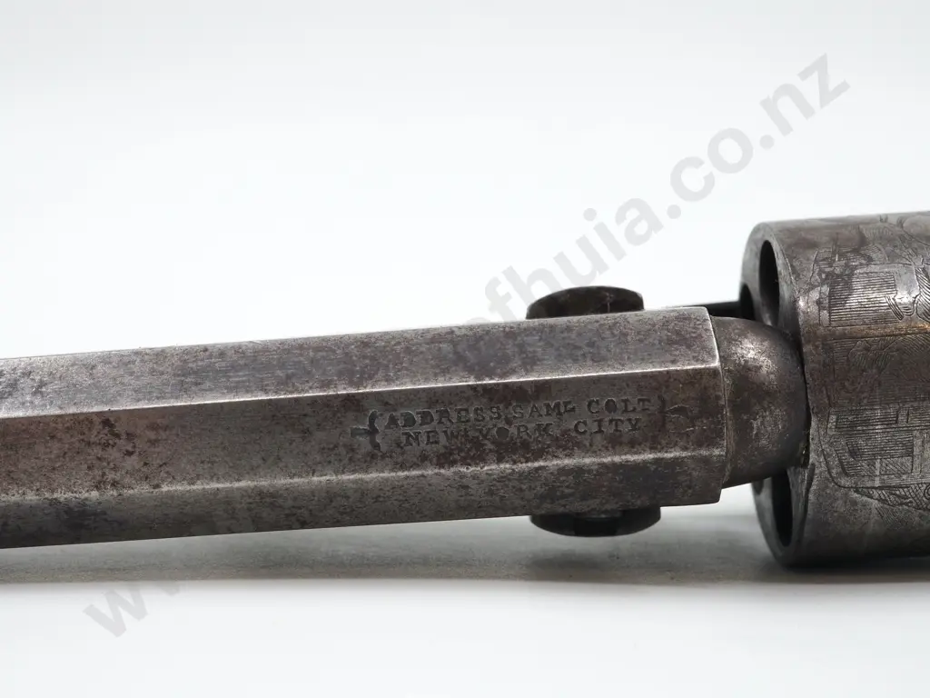 1849 Colt Pocket Pistol: .31 Caliber w Stagecoach Scene on Cylinder. Made 1857 Image 1++