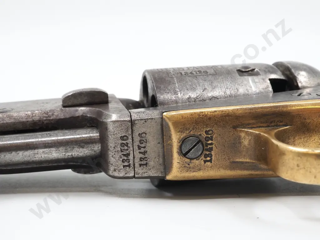1849 Colt Pocket Pistol: .31 Caliber w Stagecoach Scene on Cylinder. Made 1857 Image 1++