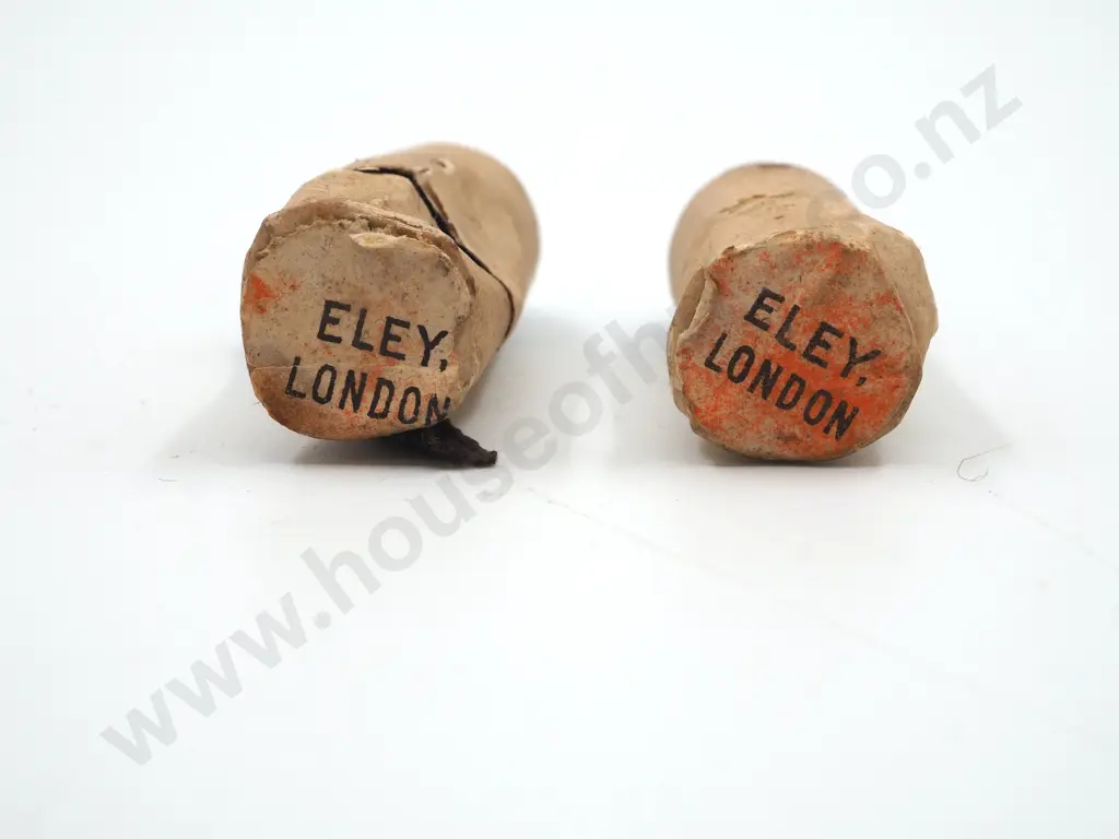 Two .45 Calibre Early "Eley" Paper Cartridges one Missing Tear Tab Image 1++