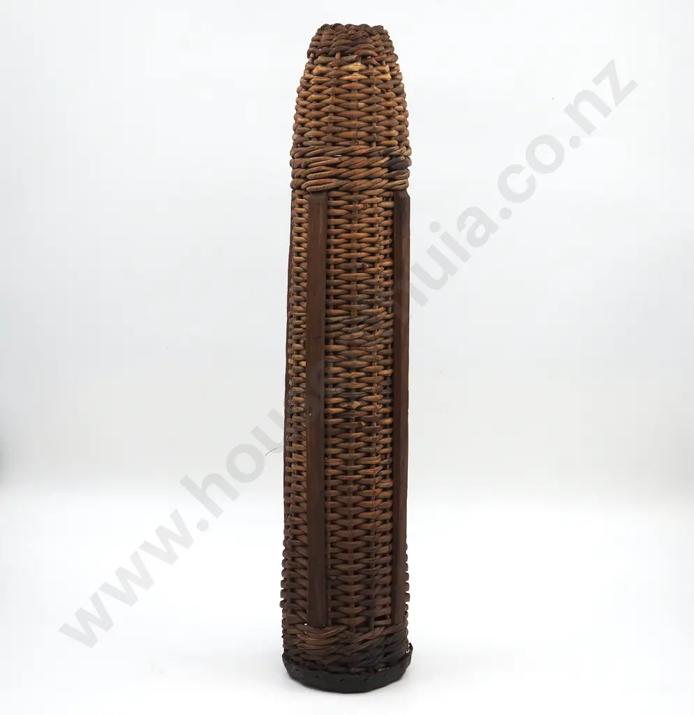 WW1 New Zealand 18 PDR Wicker Carry Case  Image 1++
