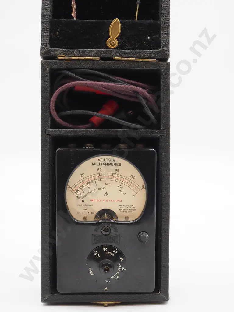 Test Meter Type Q Broad Arrow Marked By Ferenti  Image 1++