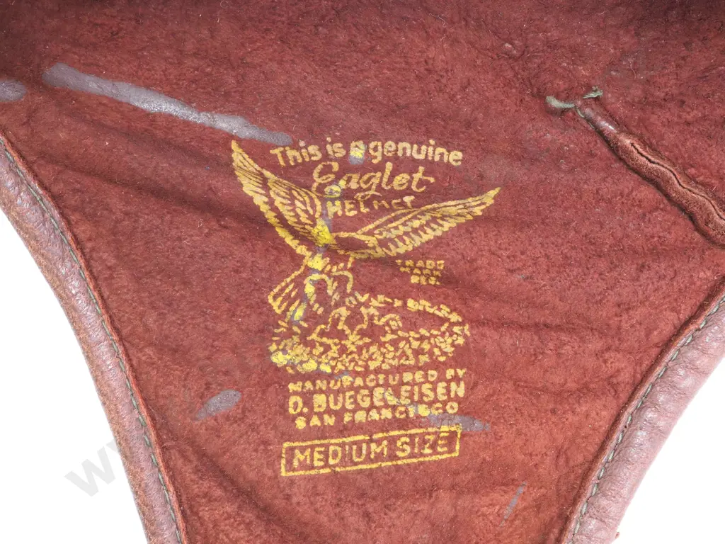 WW2 American Eaglet Leather Flying Helmet Image 1++