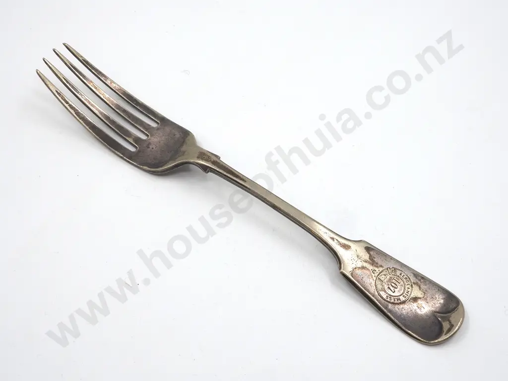 107th Regiment Sergents Mess Table Fork: Victorian or Earlier Image 1++