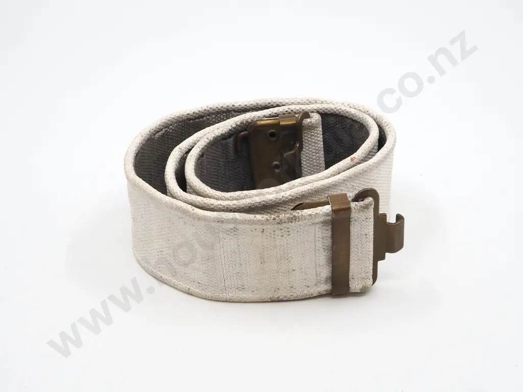 No. 37 Pattern Belt in White  Image 1++