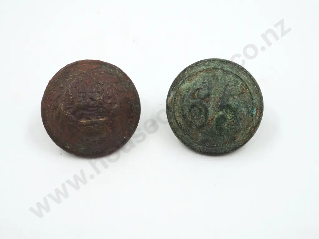 Two New Zealand War Imperial Buttons ( Likely Ground Dug) Image 1++