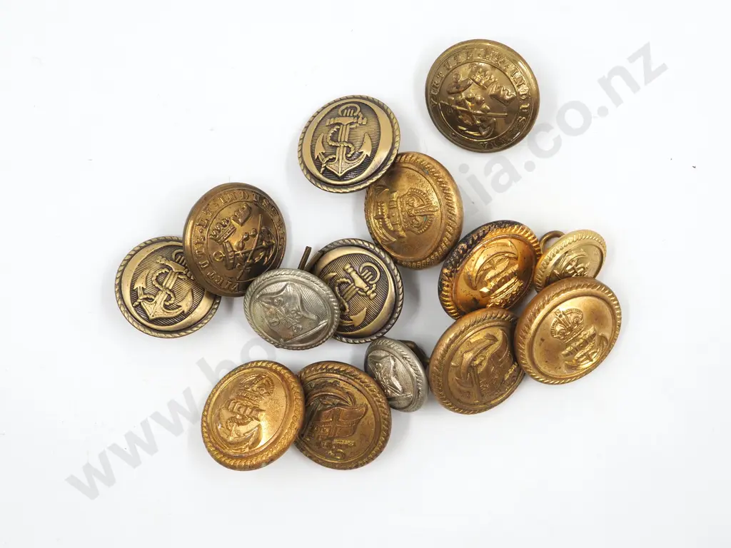Assorted Shipping & Naval Buttons Image 1++