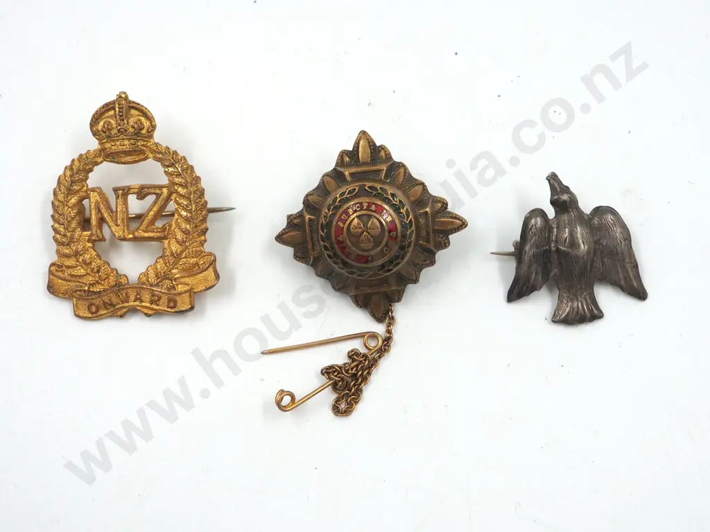 Two WW2 Sweetheart Badges & One Other Image 1++
